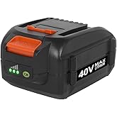40V 3.5Ah WA3580 Replacement Lithium Battery for Worx 40V Battery,Compatible with 40 V Tools WG180 WG280 WG380 WG580(Not for 2x20V Tools)