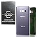 CELL4LESS Replacement Back Glass Cover Back Battery Door w/Pre-Installed Adhesive Samsung Galaxy S8 OEM - All Models G950 All Carriers- 2 Logo - OEM Replacement (Orchid Grey)