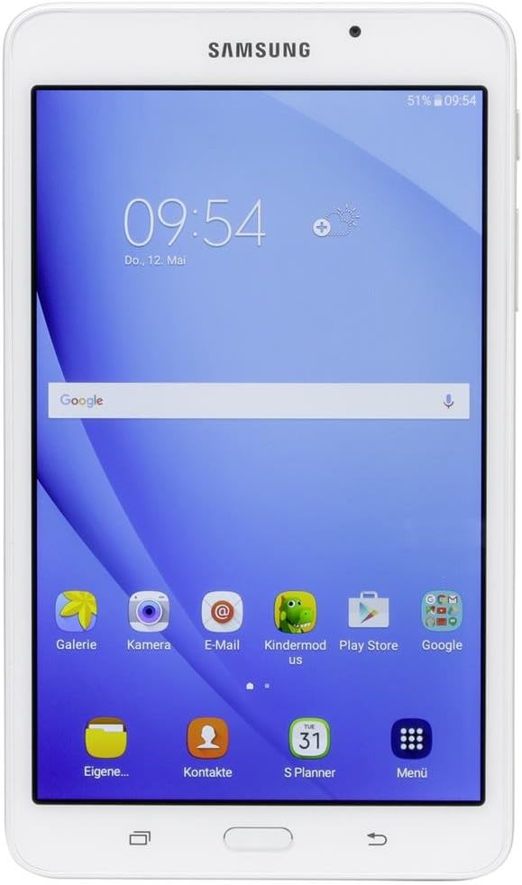 Samsung Galaxy Tab A SM-T280 7" Mini Tablet White 8GB Android 1.3GHz Quad-Core