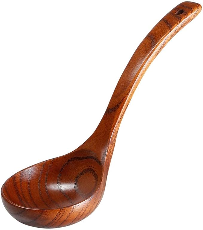 Spoon Long Handle Wooden Spoon Large Korean Style Porridge Wooden Spoon