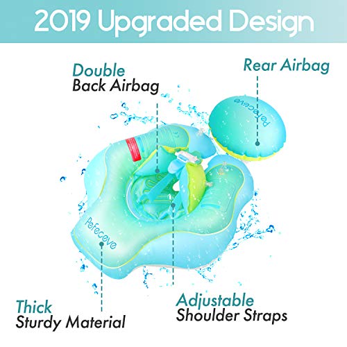 image for PEFECEVE Baby Inflatable Swimming Pool Float - 2019 Upgrade Safety App