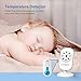 [UPGRADED VERSION] Video Baby Monitor with Digital Camera, 2.4'' LCD Display, Infrared Night Vision, Temperature Monitoring, Two Way Talkback Function and Lullabies