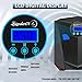 Air Compressor Pump, Auto Digital Tire Inflator Portable DC 12V Tire Pump Gauge with Digital Display and LED Flashlight for Car Motorcycle Road Bike Bicycle Sport Balls