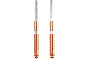 Creality Official K2 Plus Nozzle, 0.4mm 2 PCS Quick-Swap 3D Printer Nozzle Copper Alloy and Hardened Steel Nozzle for 3D Printer K2 Plus, K2, K2 Pro, Creality Hi