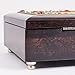 Cottage Garden Faith Hope Love Inspirational Italian Style Burlwood Finish Jewel Lid Music Jewelry Box Plays Amazing Grace
