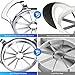 Food Slicer Upgraded Version 12-Blade Extra Large Apple Corer, Stainless Steel Ultra-Sharp Apple Peeler Silver(Update)