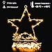 MAOYUE Outdoor Christmas Decorations Waterproof 335 LED Star Lights 8 Lighting Modes Christmas Lights Outdoor Decoration Lights for Yard, Christmas, New Year, Wedding, Party (Warm White)