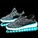 PENGCHENG Men's Women's 7 Colors LED Shoes Fashion Sneakers Sports Shoes