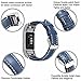ESeekGo Compatible with Fitbit Charge 2 Leather Band, Genuine Leather Replacement Smart Fitness Watch Wristband Strap Compatible with Fitbit Charge 2 for Women Men (No Tracker)