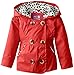 Pink Platinum Little Girls' Double Breasted Trench Jacket