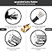 Warmfits 3'x4' Super Duty Bungee Cargo Net Stretches to 6'x8' Oversized Rooftop Carrier Net with 16 Metal D Clip Carabiners - Small 3