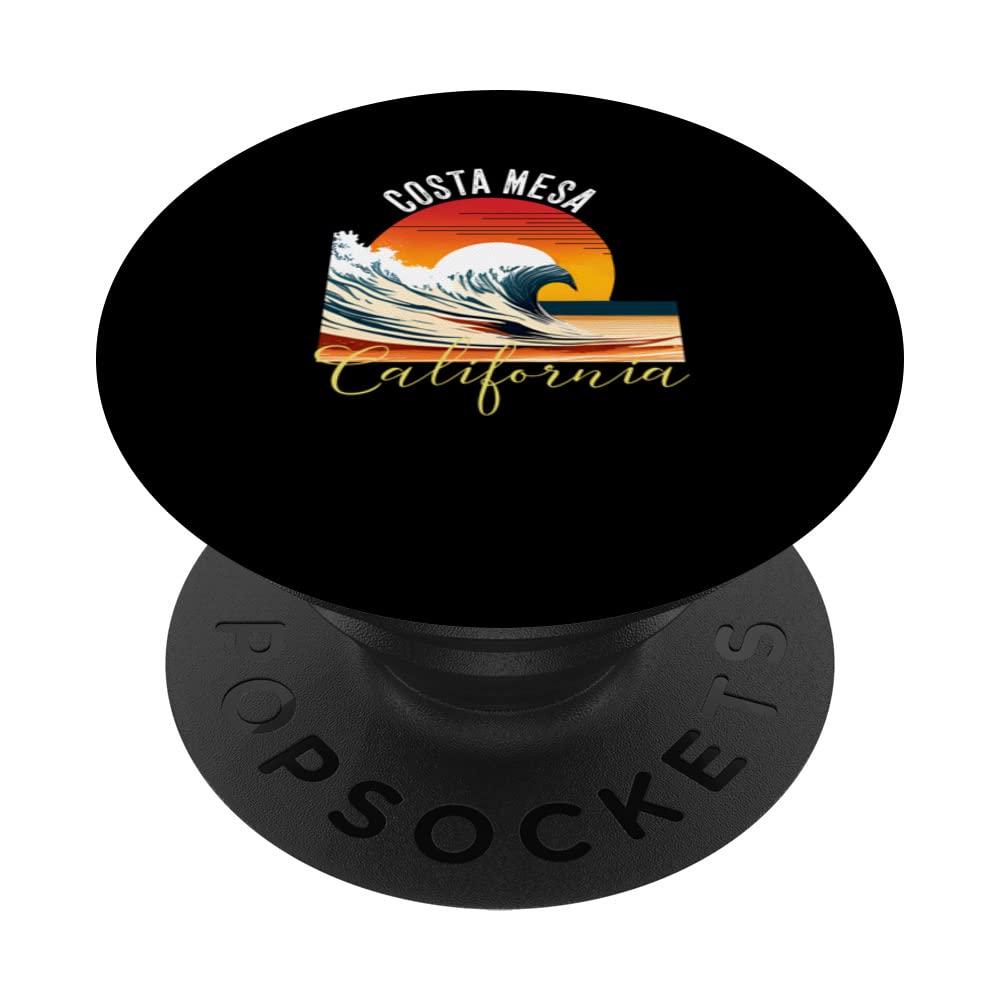 Retro Vintage Costa Mesa Souvenir Apparel - Costa Mesa PopSockets Swappable PopGrip