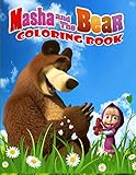 Masha and The Bear Coloring Book: 30 illustrations, Coloring Book for Kids by Color Books