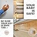 Magnetic Cabinet Locks Child Safety | 8 Baby Proof Locks and 2 Keys for All Cabinets and Drawers + 8 Outlet Covers| Easy Magnet Proofing - No Drilling Required (8 Locks 2 Keys)