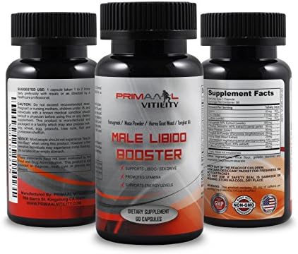 Male Libido Pills |Promotes Late Night Stamina | Supports Energy Levels and Nutrition|Fenugreek, Maca Powder, Horny Goat Weed, Tongkat Ali