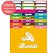 AKSHAYA Recipe Card Dividers Set - 25 Recipe Box dividers 4x6 with Tabs | 16 Labelled and 9 BlankTabs | Index Card Dividers 4x6 | Helps Organize Recipe Cards 4x6 in Recipe Boxes - Assorted Colors