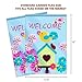 Olive Green Welcome Garden Flag Birds Flowers and Ladybugs| Double-sided, Polyester, Great Design Yard Flag to Brighten Up Your Home