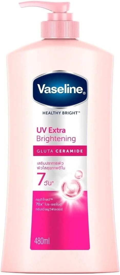 Vaseline Healthy Bright UV Extra Brightening Gluta Glow Body Lotion 500ml