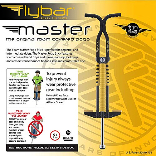 Flybar Foam Master Pogo Stick (Black/Yellow) Pricepulse