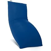 Yogibo Max 6-Foot Beanbag Chair, Bean Bag Couch with a Washable Outer Cover, Customer Favorite Cozy Sofa for Gaming, Reading, and Relaxing, Filled with Soft Micro-Beads, Blue