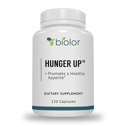 Biolor HungerUp™ - Appetite Stimulant (with No Artificial Fillers) - Effective Weight Gain Pills with Fenugreek Extract to Increase Appetite and Gain Weight