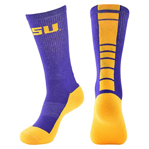 LSU Tigers Champ Crew Socks