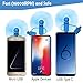 Mini Fans Compatible with iPhone & Android Devices Plug in & Play Attachment 3-in-1 Connectors - Micro USB & USB C Fans for Android Cell Phones and Fan on iPhone - Pack of 3 (Black,White,Blue)