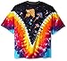 Liquid Blue Men's Plus-Size Space Shroom T-Shirt, Tie Dye, Large