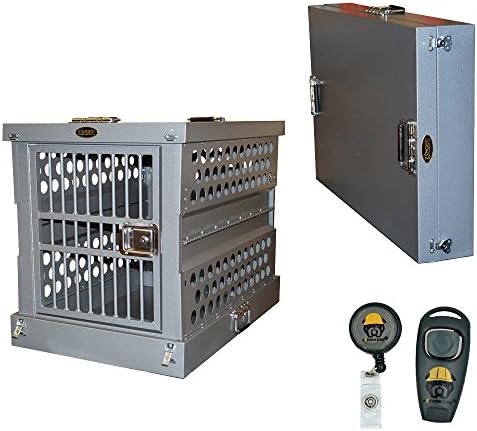 Zinger Winger CL4000 Folding 4000 IATA 82 Airline Approved Aluminum Dog Crate with Bonus eXtreme Dog Clicker/Whistle Kit