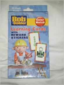 Bob the Builder Color Match Learning Cards with Reward Stickers: Bendon ...