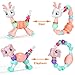 Qunan Twist Magic Pets Bracelet 4 Pcs Kitty Elephant Deer Giraffe Bracelet Set with Unicorn Coin Purse Gift for Kids Girls