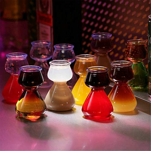 ZPFDM 10 stücke Gourd Cocktailglas, geschichtete Kürbisform verermig Cup, Nachtclub, Pub, Bar, Mixologe Absinth… – Bild 6