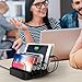Charging Station for Multiple Devices - 5 Port USB Desktop Universal and Compact Charger Station Organizer for Apple iPhone iPad Samsung Kindle