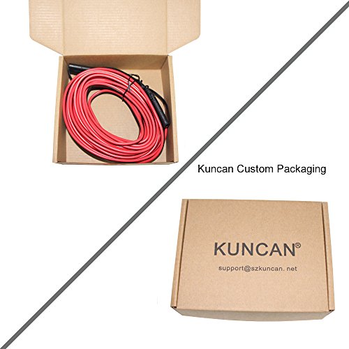 KUNCAN 25FT Sae to Sae 2 Pin Extension Cable DC Power 16awg Heavy Duty Battery Quick Disconnect/Connect Wire Harness with Sae Connectors with Dust Cap