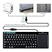 Rii K18 Wireless Keyboard With build-in Large Size Touchpad Mouse, Rechargable Li-ion battery, For PC,Google Smart TV,KODI,Raspberry Pi2/3, HTPC IPTV,Android Box,XBMC,Windows 2000 XP Vista 8 10