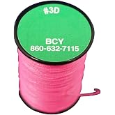 BCY 3D End Serving Bow String, Neon Pink, 120 yd