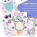 24 Make A Unicorn Stickers for Kids - Unicorn Theme Birthday Party Favors | 5.9 x 8.3 inches, 4 Styles | Fun Craft Project Unicorn Party Supplies for Children 3+