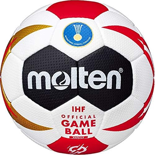 MOLTEN Balonmano hx3200 de m9z, Color Weiß/Schwarz/Rot/Gold ...