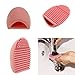 Hotrose® Silicone Cosmetic Makeup Brush Finger Glove Hand Cleaning Tools Brush Cleaner Tool(3 color,send at random)