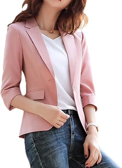 Amazon ロンショップ R O N Shop オフィス カジュアル 七分袖 テーラード ジャケット 上品 きれいめ レディース アウター コート ジャケット 通販