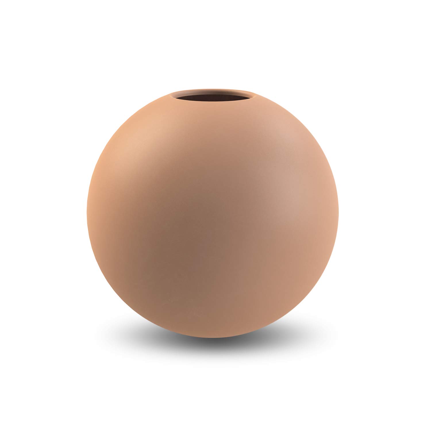 Cooee Design Ball Vase Ceramic Cafe Au Lait 8cm