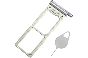 BESTDEALING Galaxy Z Fold 5 SIM Card Tray Dual Replacement Fold 5 5G Sim Card Slot Holder for Samsung Galaxy Z Fold5 7.6" F946 SM-F946U Sim Card Tray Repair Part with Opening Eject Pin Needle (ICY Blue)