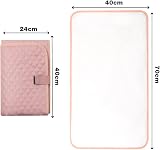 Lekebaby Foldable Baby Change Mat Pink 70x40cm Travel Portable view 2