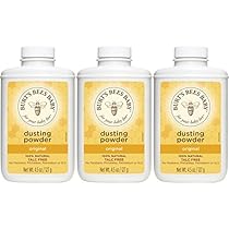 Burt's Bees Baby 100% Natural Dusting Powder, 4.5 Ounces (Pack of 3) (Packaging May Vary)
