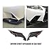 JCSPORTLINE Carbon Fiber Front Bumper Splitters for Lexus GS350 F-Sport 2013 2014 2015 4-Door