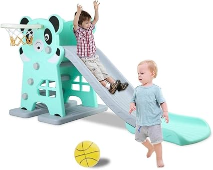 outdoor slide and climber