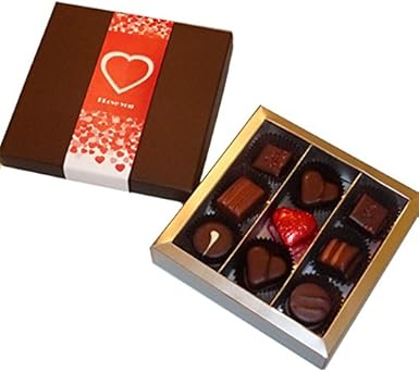Caja 9 Bombones I LOVE YOU: Amazon.es: Alimentación y bebidas