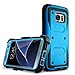 Samcore Galaxy S7 Edge Case Full Body Protective Shock Reduction Belt Clip Case With Rugged Holster Without Built In Screen Protector For Samsung Galaxy S7 Edge [BLUE]