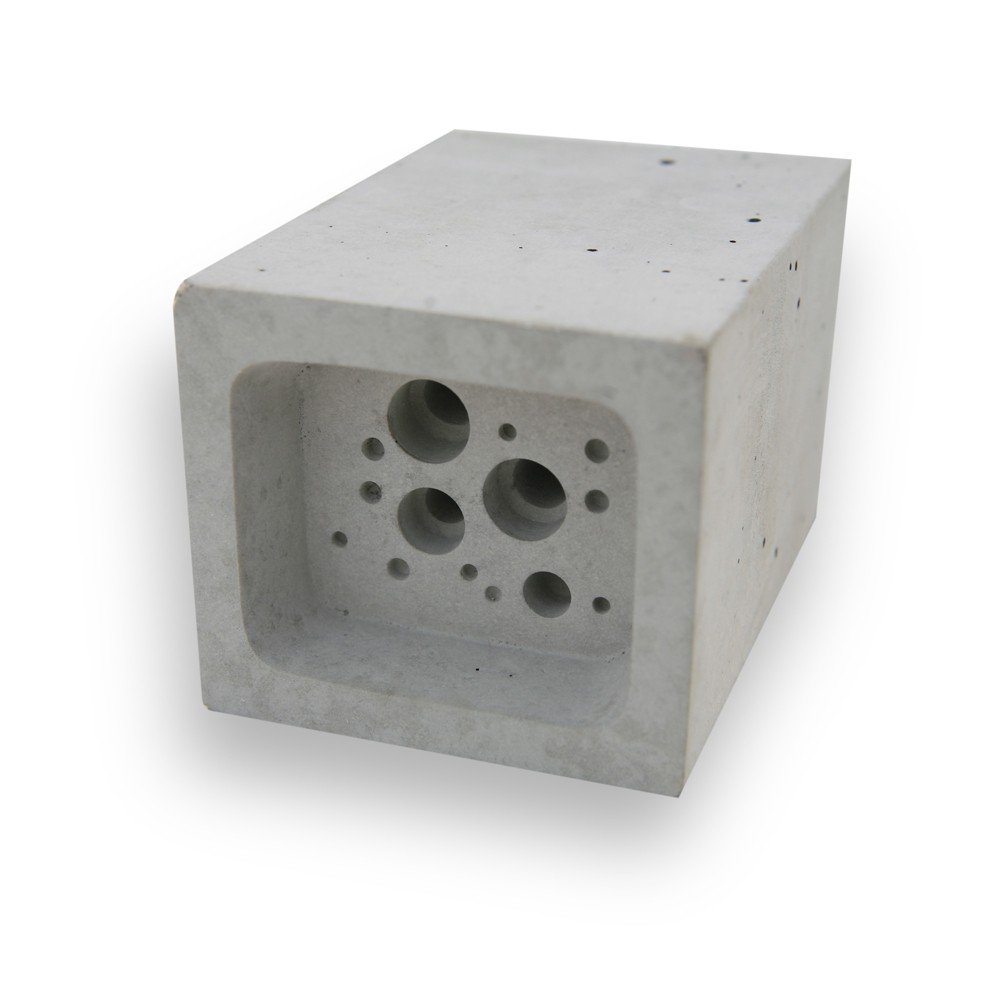 Pequeño nido de bloque de Bee Hotel abejas Colmena Casa 6,5 cm x 7 ...