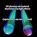 Speevers Sock Poi Set for Beginners and Professionals - Non Stretch Super Soft Net 5 Colors Available - LED Light Show - LED Juggling Ball Props